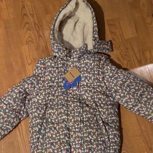 Floral Kids Jacket with Hood
